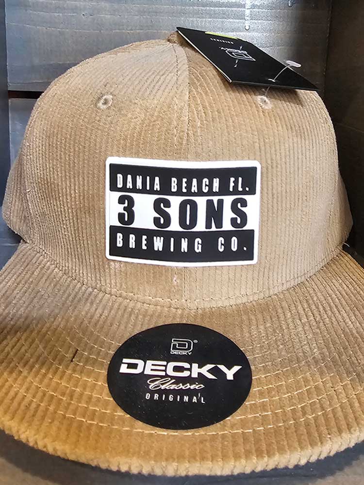 Corduroy Snapback - Black & White Logo - 2 Colors Available