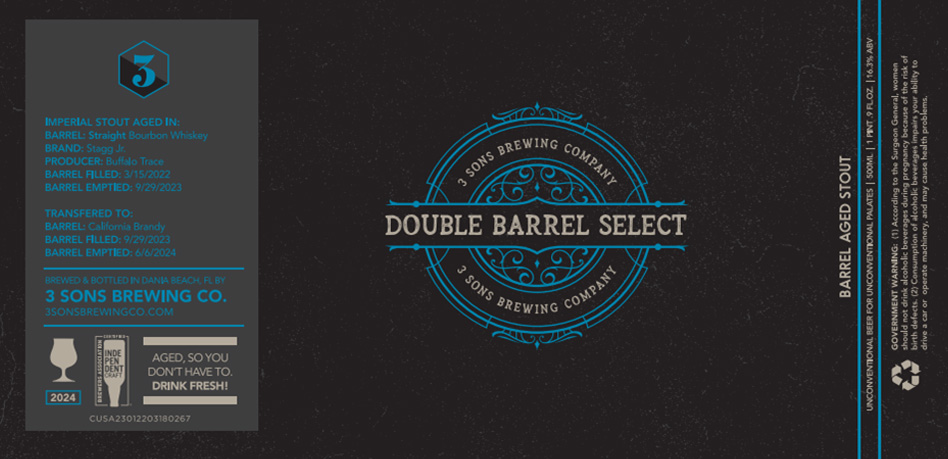 Double Barrel Select - Blue Wax - 500ml